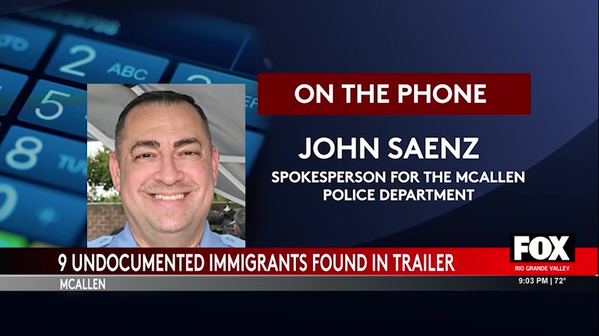 Undocumented Immigrants Discovered in Semi-Trailer in McAllen